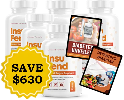 InsuFend six bottles with bonus